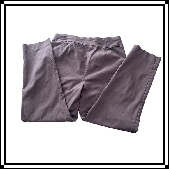 EUC! Chicos Pull On, Dk Brown, Ankle Pant, Size 2 (14-16) - Picture 3 of 5